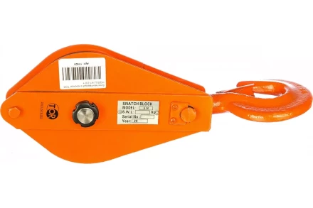 Блок монтажный однорольный с  крюком TOR HQG(L) K1-2,0 т с откидной щекой (G) 11521 купить в Кургане