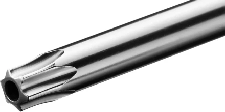 Отвертка KRAFTOOL, Cr-Mo-V сталь, двухкомпонентная противоскользящая рукоятка, TORX Hole, №20x100мм 250077-20-100 купить в Кургане