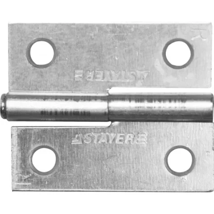 Петля дверная STAYER &quot;MASTER&quot; разъемная, цвет белый цинк, правая, 50мм 37613-50-1R купить в Кургане
