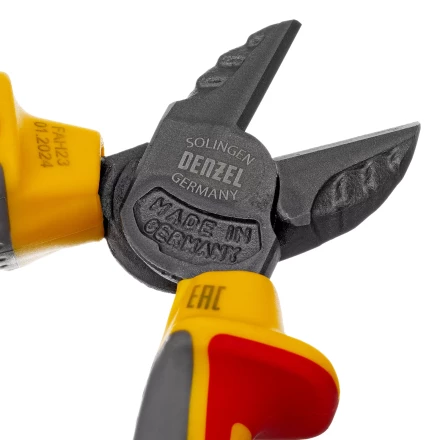 Бокорезы, диэлектрические рукоятки Denzel 17788, до 1000 В, трехкомпонентные рукоятки, 160 мм купить в Кургане