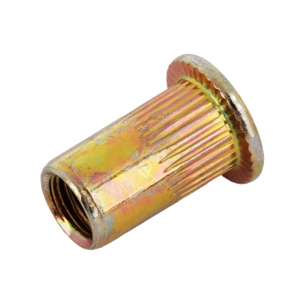 Заклепки резьбовые, стальные, оцинкованные, М5, пластиковый кейс, 100 шт. Denzel 40602 купить в Кургане