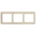 Панель СВЕТОЗАР &quot;ГАММА&quot; тройная горизонтальная, цвет бежевый SV-54148-B купить в Кургане