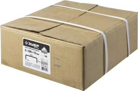 Скоба строительная кованая ЗУБР "МАСТЕР", 8х300х70 мм, 100 шт 311165-300-70 купить в Кургане