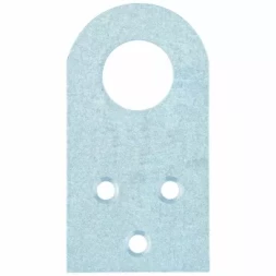 Проушина прямая, 2,0 мм, 90х40 мм, цинк  СИБРТЕХ Россия 46504