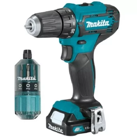 Аккумуляторная дрель-шуруповерт Makita DF333DWYE4 купить в Кургане