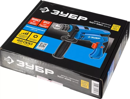 Дрель ударная ЗДУ-580 ЭРМ2 серия ПРОФЕССИОНАЛ купить в Кургане