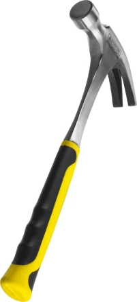 Молоток-гвоздодер STAYER &quot;PROFESSIONAL&quot; цельнометаллический с двухкомпонентной рукояткой, 560г 2025-560 купить в Кургане