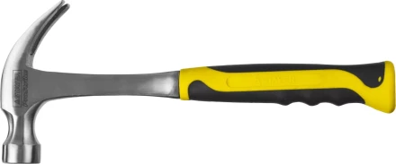 Молоток-гвоздодер STAYER &quot;PROFESSIONAL&quot; цельнометаллический с двухкомпонентной рукояткой, 560г 2025-560 купить в Кургане