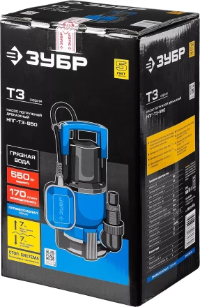 Насос дренажный НПГ-Т3-550 серия ПРОФЕССИОНАЛ купить в Кургане