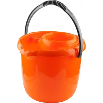 Ведро DEXX, пластиковое для непищевых продуктов, с держателем МОП, 12л 39312 купить в Кургане