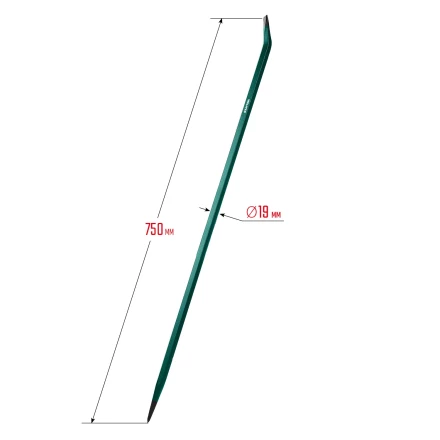 Лом монтажный шестигранный 21807-75 купить в Кургане