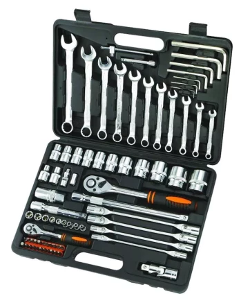 Набор инструментов Кратон TS-06 1/2 и 1/4  76 пр 2 28 09 006 купить в Кургане