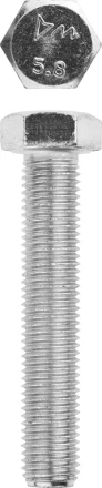 Болт ЗУБР &quot;МАСТЕР&quot; с шестигранной головкой, ГОСТ 7798-70, класс прочности 5.8, оцинкованный, M16x90мм, 5кг 303080-16-090 купить в Кургане