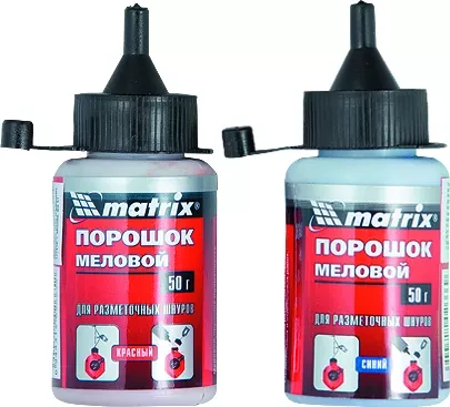 Порошок меловой красный 50 г для разметочных шнуров  MATRIX 84857 купить в Кургане