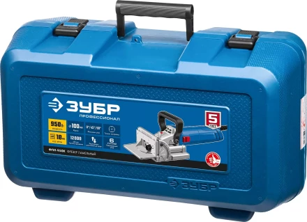 ЗУБР d 100 мм, 1100 Вт, ламельный фрезер, кейс, Профессионал (ФПЛ-950 К) купить в Кургане