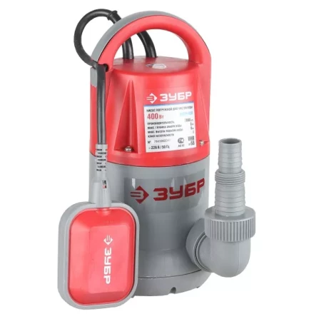 Насос ЗУБР погружной для чистой воды, пропускная способность 200 л/мин, 400Вт ЗНПЧ-400 купить в Кургане