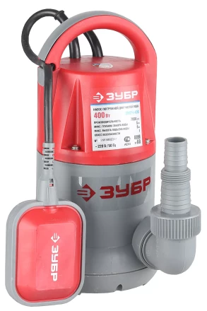 Насос ЗУБР погружной для чистой воды, пропускная способность 200 л/мин, 400Вт ЗНПЧ-400 купить в Кургане