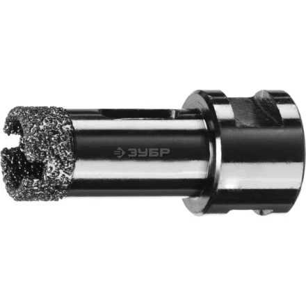 Алмазная коронка ЗУБР &quot;ПРОФЕССИОНАЛ&quot; универсальная для УШМ, сухое сверление, алмазы на вакуумной пайке,  посадка М14, d=20мм 29865-20 купить в Кургане