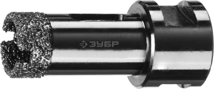 Алмазная коронка ЗУБР &quot;ПРОФЕССИОНАЛ&quot; универсальная для УШМ, сухое сверление, алмазы на вакуумной пайке,  посадка М14, d=20мм 29865-20 купить в Кургане