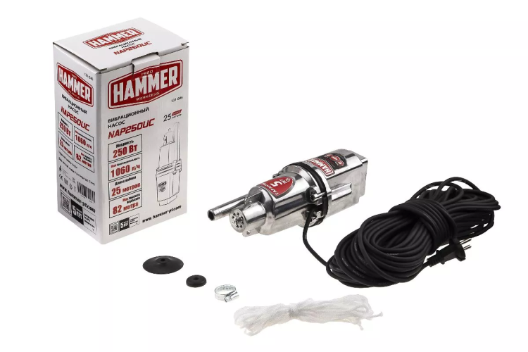 Вибрационный насос HAMMER NAP250UC(25) купить в Кургане