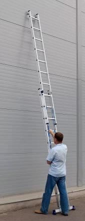 Лестница СИБИН универсальная, двухсекционная, 10 ступеней 38823-10 купить в Кургане