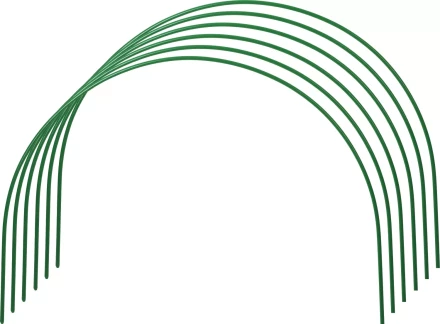 Дуги для парника GRINDA, покрытие ПВХ, 2,5м, 6шт 422309-100-095 купить в Кургане