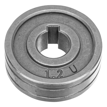 Подающий ролик, U профиль под алюминиевую проволоку 1,0-1,2 мм, 2 шт Denzel 93654 купить в Кургане