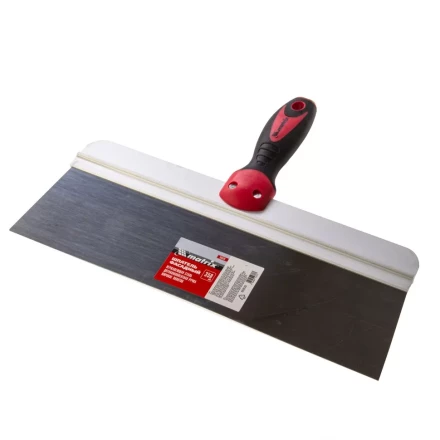 Шпатель фасадный из нержавеющей стали, 350 мм, двухкомпонентная ручка, широкое полотно Matrix 85539 купить в Кургане