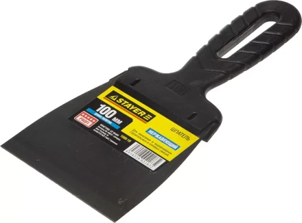 Шпатель STAYER &quot;PROFESSIONAL&quot;, нержавеющее полотно, с пластмассовой ручкой, 100мм 1008-10 купить в Кургане