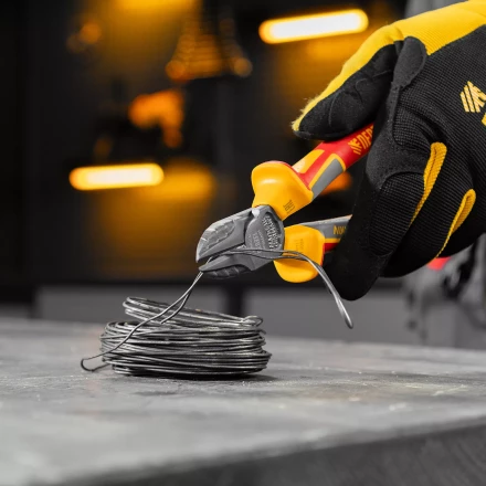 Бокорезы, диэлектрические рукоятки Denzel 17789, до 1000 В, трехкомпонентные рукоятки, 180 мм купить в Кургане