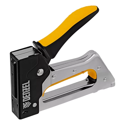 Степлер металлический, скобы в комплекте, 2К рукоятка, тип 53, 6-10 мм Denzel 40222 купить в Кургане