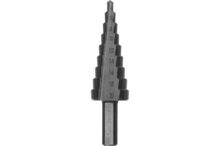 Сверло ступенчатое по металлу, Сибртех 723012, 4-6-8-10-12-14-16-18-20 мм, 4241 купить в Кургане