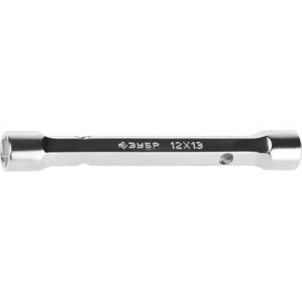 Ключ торцовый ЗУБР &quot;МАСТЕР&quot; двухсторонний, усиленный, шестигранный профиль, 12х13мм 27190-12-13 купить в Кургане