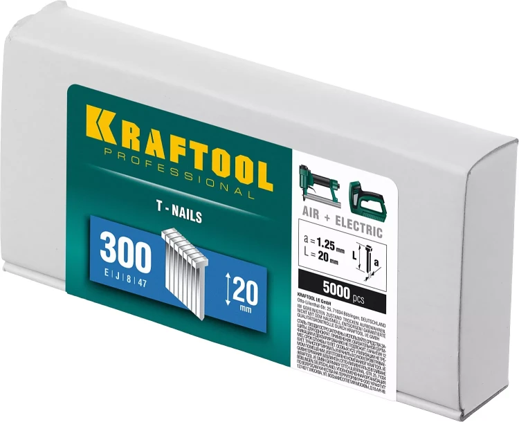 Гвозди тип 18GA (47 / 300 / F) 5000 шт 31785-20 купить в Кургане