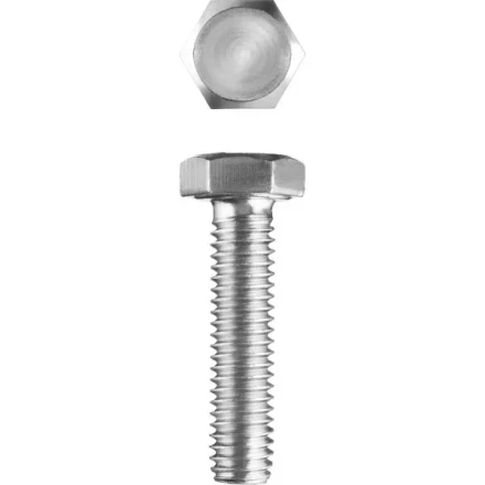 Болт ЗУБР &quot;МАСТЕР&quot; с шестигранной головкой, ГОСТ 7798-70, класс прочности 5.8, оцинкованный, M20x70мм, 5кг 303080-20-070 купить в Кургане