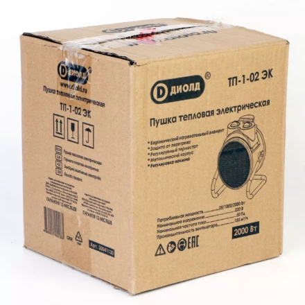 Тепловая пушка электрическая Диолд ТП-1-02 ЭК купить в Кургане