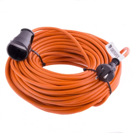 Удлинитель-шнур силовой 20 м 1 розетка 10 A серия УХ10 Denzel 95914 купить в Кургане