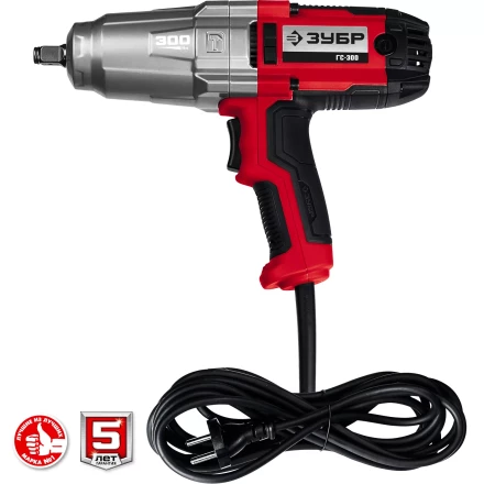 ЗУБР 300 Н·м, 350 Вт, ударный гайковерт (ГС-300) купить в Кургане
