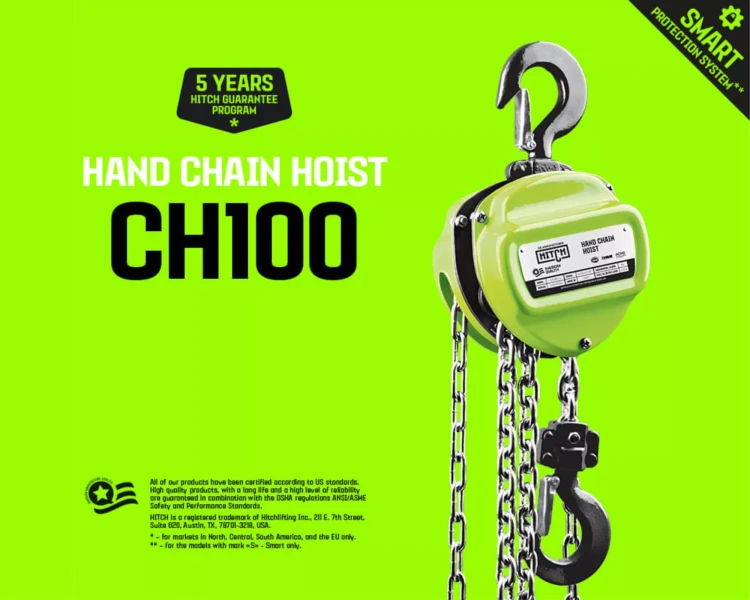 Таль ручная цепная HITCH CH100, 0.5 т, 9 м купить в Кургане