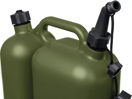 ЗУБР 5 + 2.5 л, пластиковая усиленная двухсекционная канистра, Профессионал (38367-7.5) купить в Кургане