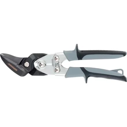 Ножницы по металлу&quot;PIRANHA&quot;усиленные,255 мм,прямой и левый рез,сталь-СrMo,двухкомп.рукоятки GROSS 78349 купить в Кургане