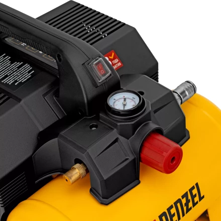 Компрессор Denzel DLS750/6 58019 безмасляный малошумный 750 Вт, 140 л/мин,ресивер 6 л купить в Кургане