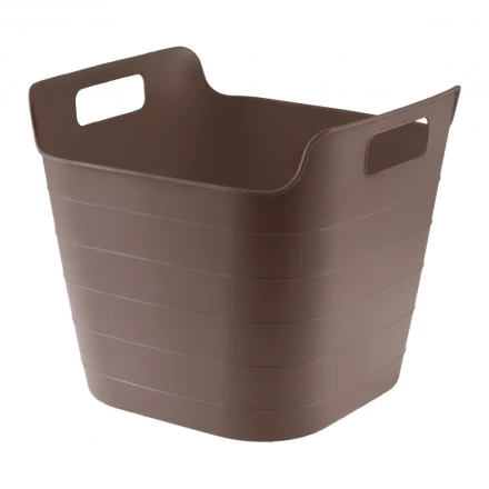 Ведро гибкое сверхпрочное 26 л коричневое Сибртех 67509 купить в Кургане