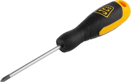 Отвертка JCB, хромомолибденовая сталь S2, двухкомпонентная рукоятка, магнитный наконечник, PH №0х75мм JSD002 купить в Кургане