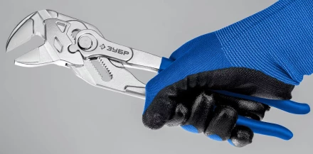 ЗУБР КГК-250 250 мм, клещи переставные-гаечный ключ (22436) купить в Кургане