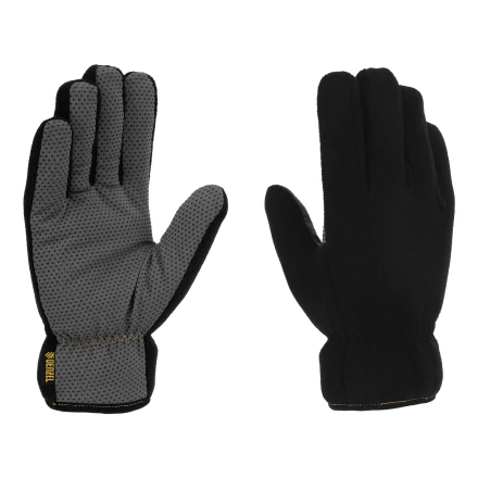 Перчатки универсальные, двойные, ПВХ нанесение, размер 8// Denzel 68095 купить в Кургане