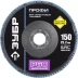 Круг шлифовальный ЗУБР "ПРОФИ" лепестковый торцевой, тип КЛТ 1, зерно-электрокорунд циркон, тип КЛТ 1, P60, 150х22,2мм 36596-150-60 купить в Кургане