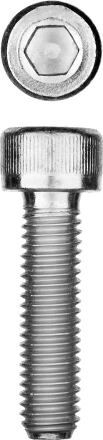 ЗУБР DIN 912, кл. пр. 8.8, М10 х 30 мм, цинк, 5 кг, винт с внутренним шестигранником, Профессионал (30318-10-030) купить в Кургане