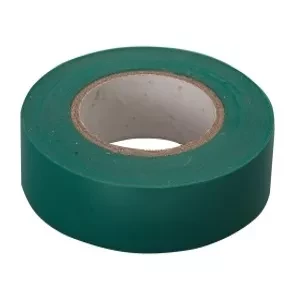 Изолента ПВХ 19 мм х 20 м 180 мкм зеленая СИБРТЕХ 88797 купить в Кургане