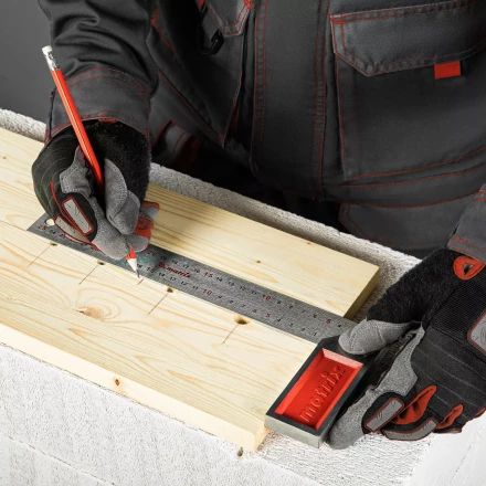 Угольник стальной Matrix, 300 мм, градуировка, 32391 купить в Кургане